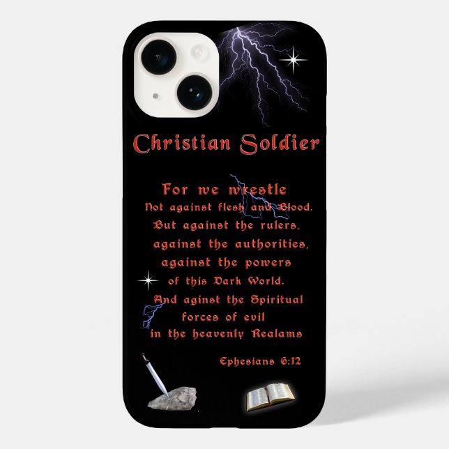 Christian Soldiers Case-Mate iPhone Case (Back)