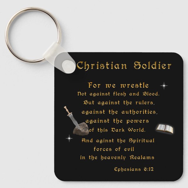 Christian Soldiers Key Ring (Front)