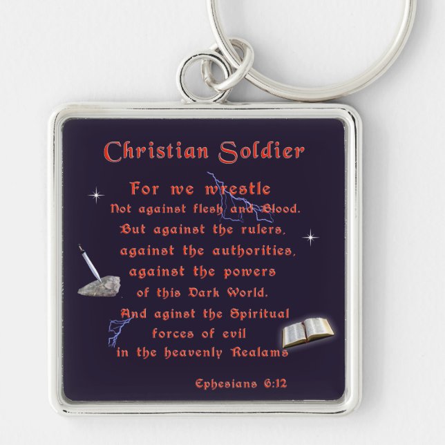 Christian Soldiers Key Ring (Front)