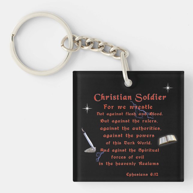 Christian Soldiers Key Ring (Front)