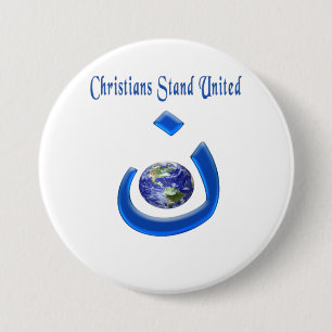 Christian solidarity worldwide merchandise 7.5 cm round badge