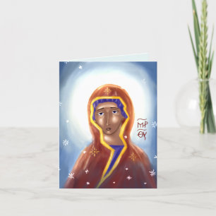 Christian Stationary card (Virgin Mary)