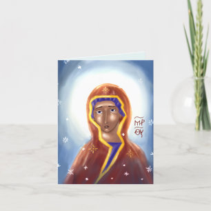 Christian Stationary Card (Virgin Mary)
