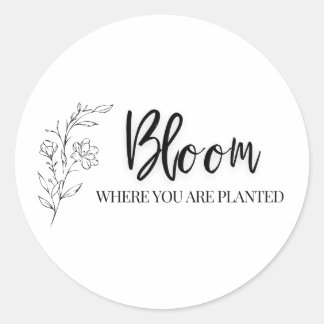 Christian sticker | Bloom Faith Inspirational