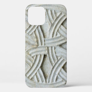 Christian Stone Carving Ancient Pattern iPhone 12 Case