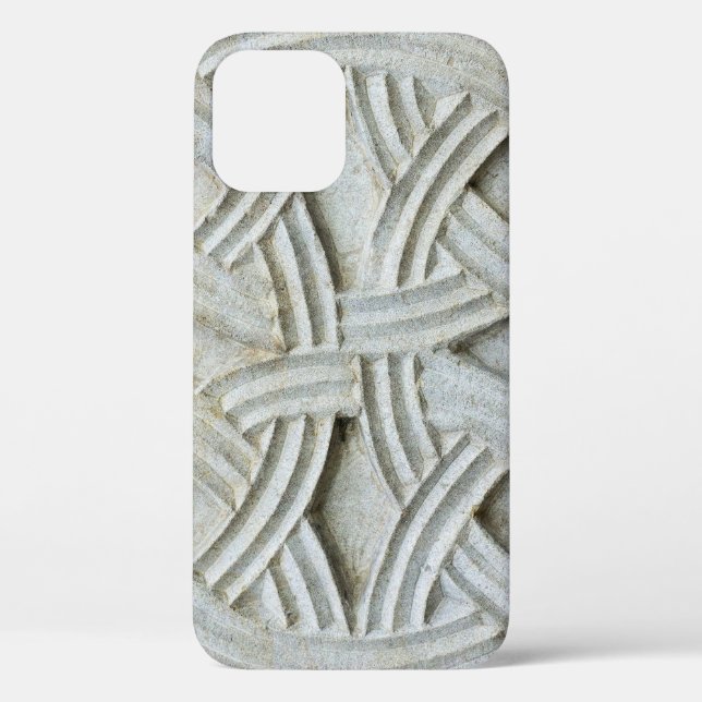 Christian Stone Carving Ancient Pattern Case-Mate iPhone Case (Back)