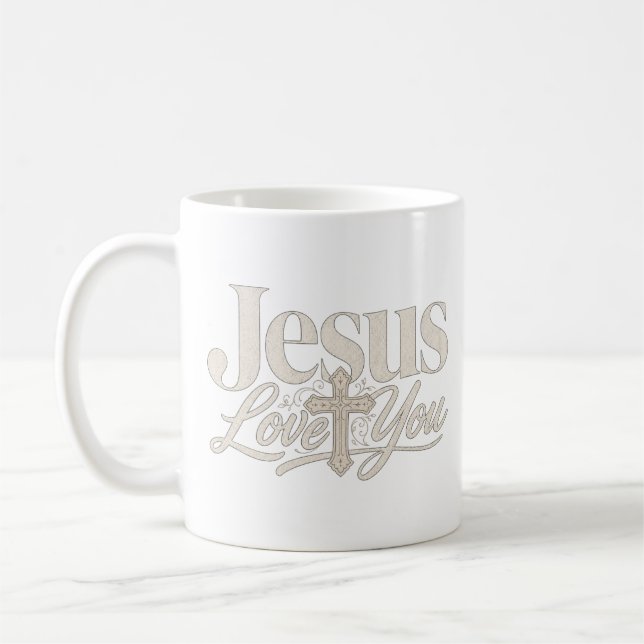 Christian Sublimation Design Coffee Mug (Left)