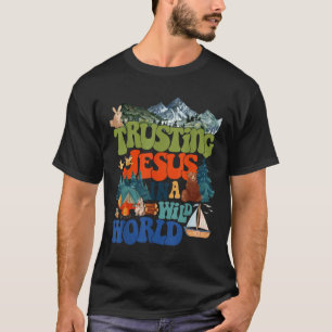 Christian Summer True North Vbs 2025 Trusting Jesu T-Shirt