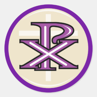 Christian Symbol Classic Round Sticker