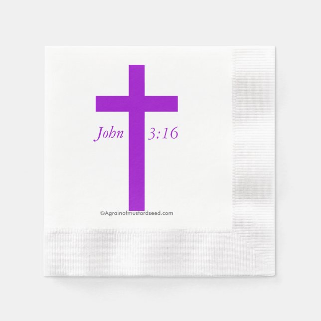 Christian Symbols Napkin (Front)