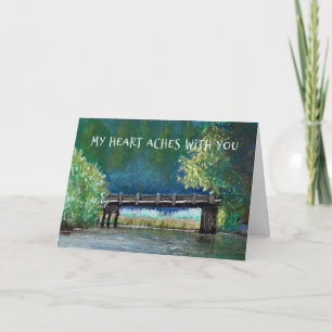 Christian Sympathy Bridge Card