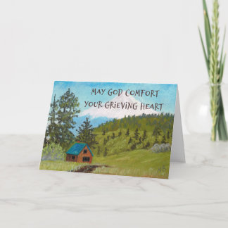 Christian Sympathy Card Landscape 1