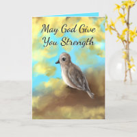 Christian Sympathy Card (mourning dove)