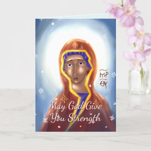 Christian Sympathy Card (Virgin Mary)