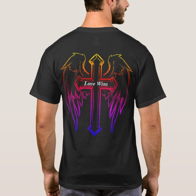Christian T-Shirt Love Wins (Back)