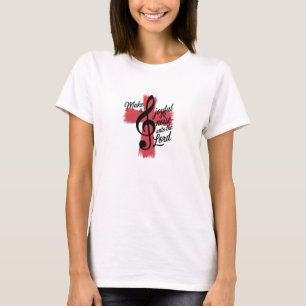 Christian T-Shirt Make a Joyful Noise 