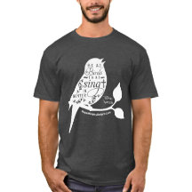 Christian t-shirt quote birds sing
