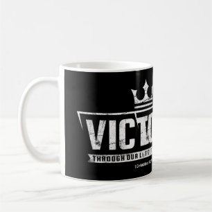 Christian T Shirt Women Men Victory In Jesus Bib Coffee Mug
