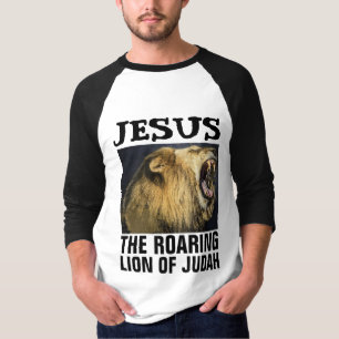 Christian T-shirts, JESUS, ROARING LION OF JUDAH T-Shirt