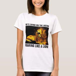 CHRISTIAN T-shirts, LION OF JUDAH ROARING T-Shirt