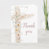 Christian thank you card