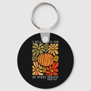 Christian Thanksgiving I Will Praise Him In Every Key Ring