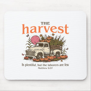 Christian Thanksgiving Matthew 937 The Harvest Is Mouse Pad