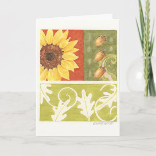 Christian Thanksgiving Nature Collage Card