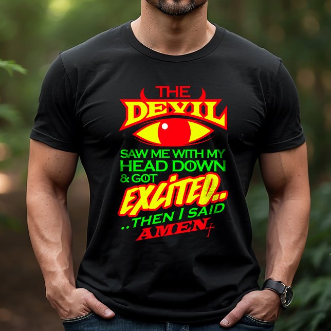 Christian The Devil Got Excited Pastor Tri-Blend Shirt (Creator Uploaded)