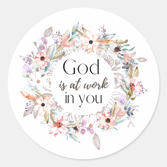 Christian Theme Sticker (Front)