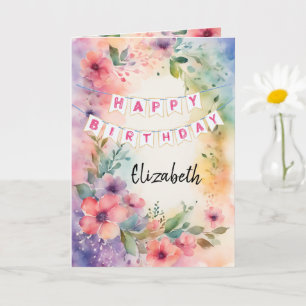Christian Themed Folded Birthday Greeting Card