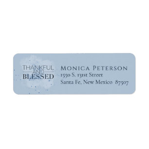 Christian Themes Return Address  Label