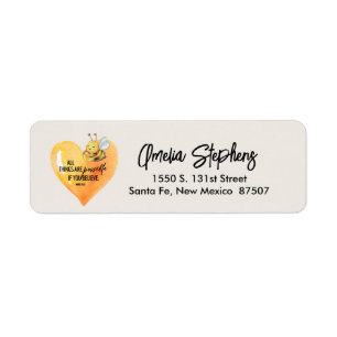 Christian Themes Return Address  Label