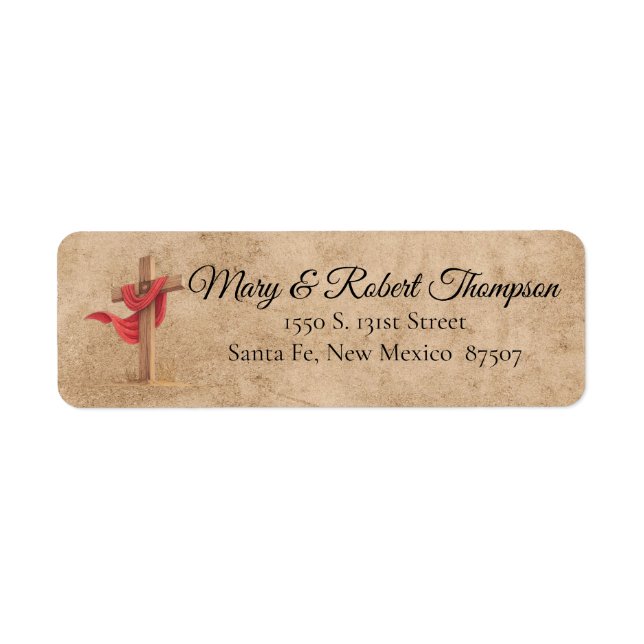 Christian Themes Return Address  Label (Front)