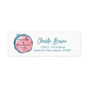 Christian Themes Return Address  Label
