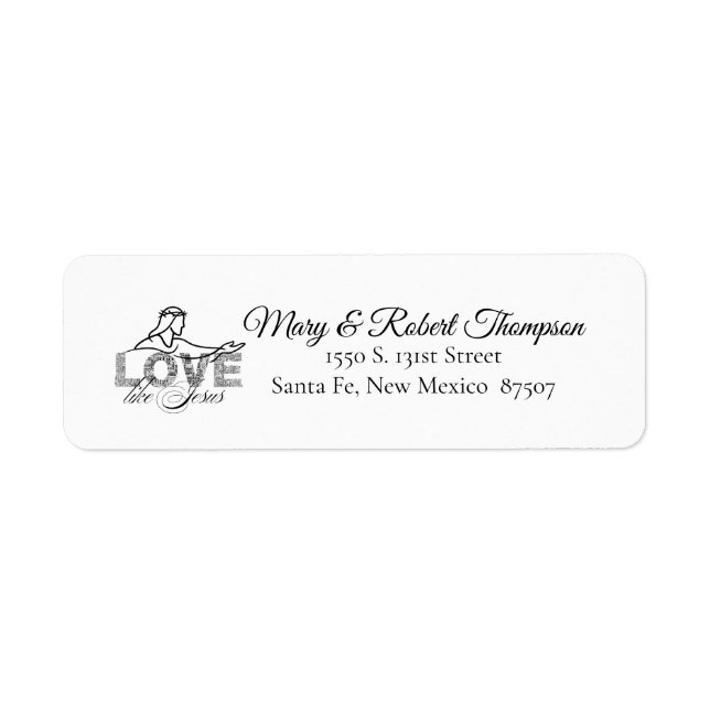 Christian Themes Return Address  Label (Front)