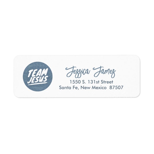 Christian Themes Return Address  Label (Front)