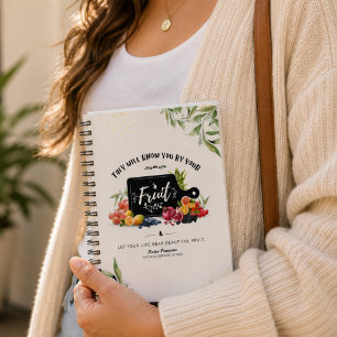 Christian They Will Know You By Your Fruit Notebook