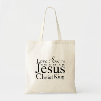 Christian Titles of Jesus Tote Bag