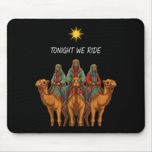 Christian Tonight We Ride 3 Wise Men Christmas Nat Mouse Pad