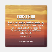 Christian TRUST GOD Numbers 23:19 