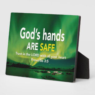Christian TRUST IN THE LORD Proverbs 3:5 Plaque