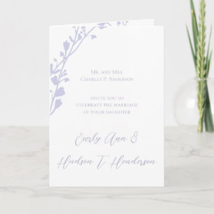 Christian Two Become One Bi-Fold Wedding Invitation