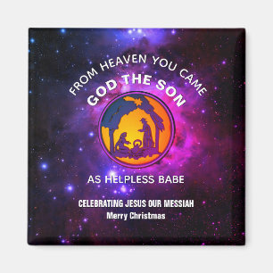 Christian Universe Christmas Nativity Magnet