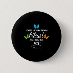 Christian Usa Flag Amercian Christ Faith Christian 6 Cm Round Badge