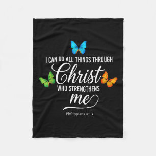 Christian Usa Flag Amercian Christ Faith Christian Fleece Blanket
