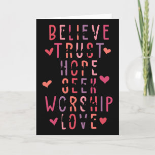 Christian Valentine Day Jesus Religious Valentine  Card