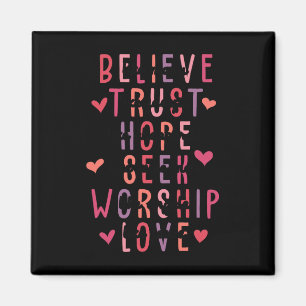 Christian Valentine Day Jesus Religious Valentine Magnet