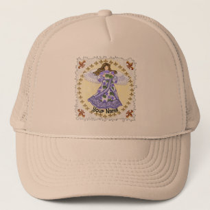 Christian Violets Angel Trucker Hat