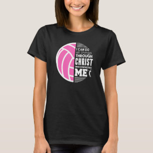 Christian Volleyball I Can Do All Things Philippia T-Shirt